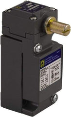 Square D - DPDT, 2NC/2NO, Multiple VAC Levels, Screw Terminal, Rotary Head Actuator, General Purpose Limit Switch - 1, 2, 4, 6, 12, 13, 6P NEMA Rating, IP66 IPR Rating - USA Tool & Supply