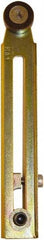 Square D - 0.88 Inch Long, 0.63 Inch Diameter, Cast Zinc Body, Limit Switch Adjustable Roller Lever - Steel Roller, For Use with Limit Switches - USA Tool & Supply