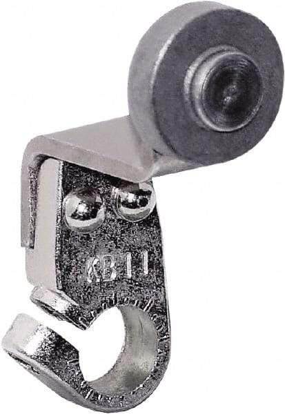 Square D - 1-1/2 Inch Long, 3/4 Inch Diameter, Cast Zinc Body, Limit Switch Operator - 1/4 Inch Face Width, Iron Roller, For Use with Limit Switches - USA Tool & Supply