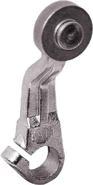 Square D - 2 Inch Long, 3/4 Inch Diameter, Cast Zinc Body, Limit Switch Operator - 1/4 Inch Face Width, Steel Roller, For Use with Limit Switches - USA Tool & Supply