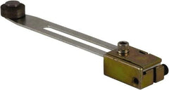 Square D - 0.88 Inch Long, 0.63 Inch Diameter, Cast Zinc Body, Limit Switch Adjustable Roller Lever - Nylon Roller, For Use with Limit Switches - USA Tool & Supply