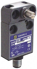 Square D - SPDT, NC/NO, Multiple VDC Levels, 4 Pin AC Micro Connector Terminal, Rotary Spring Return Actuator, General Purpose Limit Switch - 1, 2, 4, 6, 6P NEMA Rating, IP67 IPR Rating - USA Tool & Supply