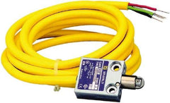 Square D - SPDT, NC/NO, 240 VAC, 4 Pin M12 Male Terminal, Roller Plunger Actuator, General Purpose Limit Switch - 1, 2, 4, 6, 6P NEMA Rating, IP67 IPR Rating, 80 Ounce Operating Force - USA Tool & Supply