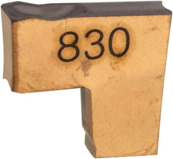 Iscar - TAG2 IC908 Grade, 0.0787" Cutting Width, Carbide Cutoff Insert - 0° Neutral Lead Angle, 0.0094" Cnr Rad, TiAlN Coated - USA Tool & Supply