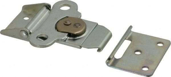 Value Collection - 4.68" Long x 2-3/4" Wide x 0.72" High, Standard Base Wing Turn Latch - Steel, with Zinc Finish - USA Tool & Supply