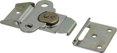 Value Collection - 4.68" Long x 2-3/4" Wide x 0.72" High, Standard Base Wing Turn Latch - Steel, with Zinc Finish - USA Tool & Supply