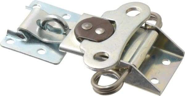 Value Collection - 4.49" Long x 3-1/4" Wide x 0.72" High, Padlockable Latch Wing Turn Latch - Steel, with Zinc Finish - USA Tool & Supply