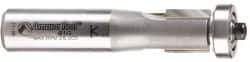 Amana Tool - 1/2" Cut Diam, 1/2" Length of Cut, 2 Flute Overhang Trim Edge Profile Router Bit - Carbide-Tipped, 1/2" Shank Diam, 2-5/8" OAL, Uncoated - USA Tool & Supply