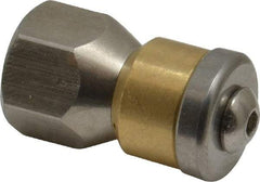 Value Collection - 3,000 psi Rotating, Sewer Pressure Washer Nozzle - 5.5mm Orifice Diam, 1/4" Thread - USA Tool & Supply