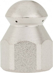 Value Collection - 4,200 psi Fixed, Sewer Pressure Washer Nozzle - 6mm Orifice Diam, 1/4" Thread - USA Tool & Supply