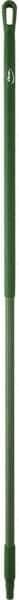 Vikan - 59 x 1-1/4" Fiberglass Squeegee Handle - European Threaded Connection, Green - USA Tool & Supply