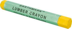 Value Collection - Clay Based Lumber Crayon - Yellow - USA Tool & Supply