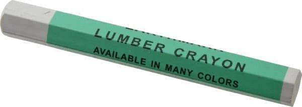 Value Collection - Clay Based Lumber Crayon - White - USA Tool & Supply