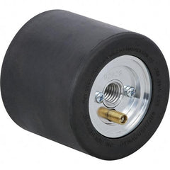 Dynabrade - 90mm Wheel OD, 100mm Wheel Width, 7,000 RPM, Aluminum, Pneumatic Wheel with Hub - 289mm Long x 100mm Wide, 19mm Wheel Arbor Hole - USA Tool & Supply