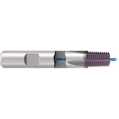 Emuge - 3/4-14 NPT 4 Flute Solid Carbide Standard Flute Tap - USA Tool & Supply