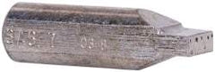 Norton - 3A-F, 7/16" Shank Diam Multi-Point Diamond Dresser - 3/8" Long x 1/4" Thick Head - USA Tool & Supply