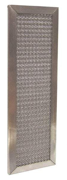 Made in USA - 9" Noml Height x 19-1/2" Noml Width x 7/8" Noml Depth, 75% Capture Efficiency, Permanent Air Filter - MERV 4, Galvanized Steel Mesh, Integrated Galvanized Steel Frame, 350 Max FPM, 1,000 CFM - USA Tool & Supply