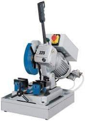 Rong Fu - 1 Cutting Speed, 9" Blade Diam, Cold Saw - 52 RPM Blade Speed, Bench Machine, Compatible with Ferrous Material - USA Tool & Supply