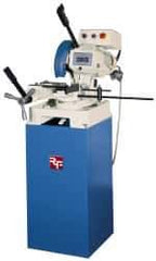 Rong Fu - 1 Cutting Speed, 10" Blade Diam, Cold Saw - 42 RPM Blade Speed, Bench Machine, 1 Phase, Compatible with Ferrous Material - USA Tool & Supply