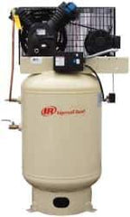 Ingersoll-Rand - 10 hp, 120 Gal Stationary Electric Vertical Air Compressor - Three Phase, 175 Max psi, 35 CFM, 230 Volt - USA Tool & Supply