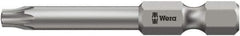 Wera - 1/4" Drive IP6 Torx Plus Screwdriver Bit - 3-1/2" OAL - USA Tool & Supply