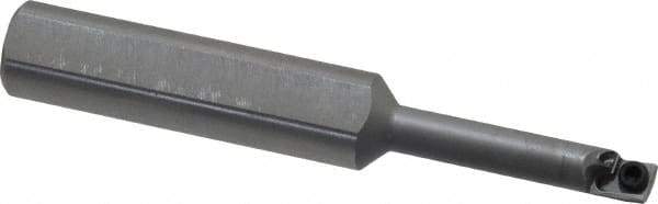 Kennametal - 0.208" Min Bore Diam, 2-1/2" OAL, 3/8" Shank Diam, CSBI Indexable Boring Bar - 1/2" Max Bore Depth, CDC Insert, Screw Holding Method - USA Tool & Supply