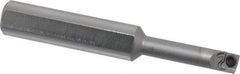 Kennametal - 0.23" Min Bore Diam, 2-1/2" OAL, 3/8" Shank Diam, CSBI Indexable Boring Bar - 1" Max Bore Depth, CDC Insert, Screw Holding Method - USA Tool & Supply