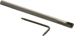 Kennametal - 0.3" Min Bore Diam, 4" OAL, 1/4" Shank Diam, FCBI Indexable Boring Bar - 2-1/2" Max Bore Depth, TD.. Insert, Screw Holding Method - USA Tool & Supply
