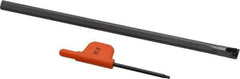 Kennametal - 0.3" Min Bore Diam, 6" OAL, 1/4" Shank Diam, FCBI Indexable Boring Bar - 2-1/2" Max Bore Depth, TD.. Insert, Screw Holding Method - USA Tool & Supply
