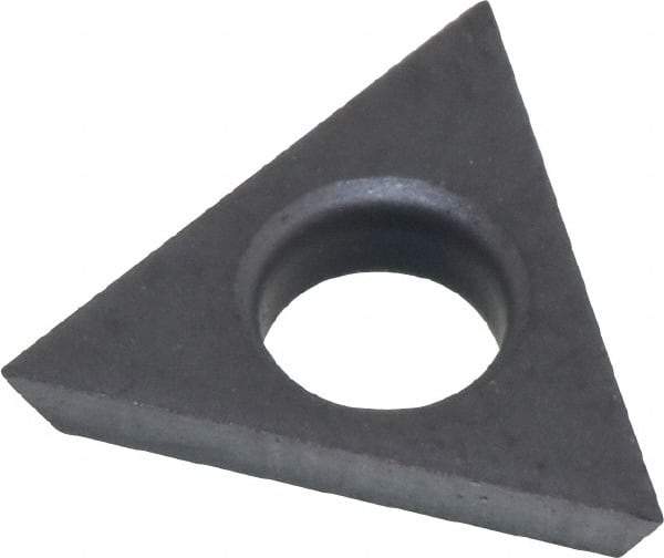 Kennametal - TDHB12807501 Grade KC5010 Carbide Boring Insert - TiN Finish, 60° Triangle, 15° Relief Angle, 5/32" Inscr Circle, 3/64" Thick, 0.002" Corner Radius - USA Tool & Supply