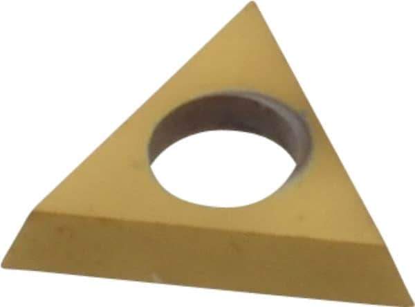 Kennametal - TDHB500 Grade KT315 Cermet Boring Insert - 60° Triangle, 15° Relief Angle, 5/32" Inscr Circle, 3/64" Thick, 0.002" Corner Radius - USA Tool & Supply