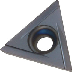 Kennametal - TPCG321 Grade KC5010 Carbide Boring Insert - TiN Finish, 60° Triangle, 11° Relief Angle, 3/8" Inscr Circle, 1/8" Thick, 1/64" Corner Radius - USA Tool & Supply
