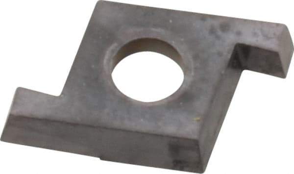 Kennametal - 2062CPG Grade KC5010, 0.06" Cutting Width Carbide Grooving Insert - 0.065" Max Depth of Cut, Right Hand, TiN Finish - USA Tool & Supply