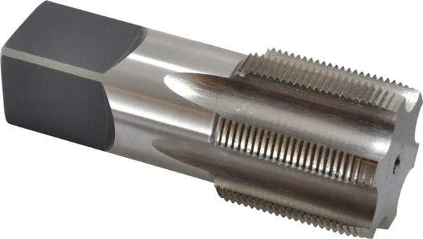 Hertel - 2-12 UNF 6 Flute Bright Finish High Speed Steel Straight Flute Standard Hand Tap - Plug, Right Hand Thread, 5" OAL, 2" Thread Length, H6 Limit - USA Tool & Supply