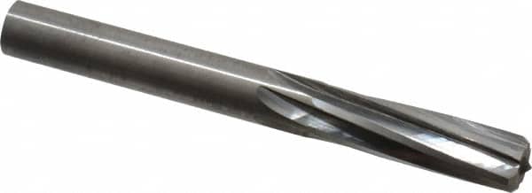 Hertel - 3/8" Solid Carbide 6 Flute Chucking Reamer - USA Tool & Supply