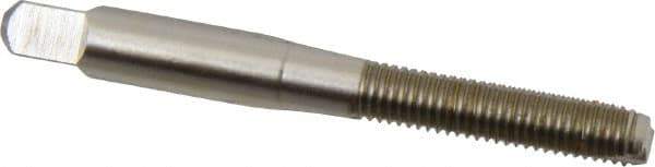 Hertel - 5/16-24 UNF, 2 Flute, Bright Finish, High Speed Steel Spiral Point Tap - Bottoming Chamfer, Right Hand Thread, 2-23/32" OAL, 1-1/8" Thread Length, 3B Class of Fit - Exact Industrial Supply