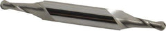 Hertel - 3/16" Diam, 1/2" LOC, 2 Flute Solid Carbide Ball End Mill - Uncoated, Double End, 3" OAL, 3/8" Shank Diam - USA Tool & Supply