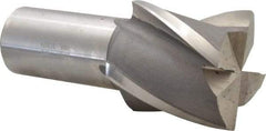 Hertel - 50mm, 2" LOC, 1-1/4" Shank Diam, 4-1/2" OAL, 4 Flute, Cobalt Square End Mill - Single End, Uncoated, 30° Helix, Centercutting, Right Hand Cut - USA Tool & Supply