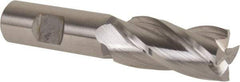 Hertel - 22mm, 1-7/8" LOC, 3/4" Shank Diam, 4-1/8" OAL, 4 Flute, Cobalt Square End Mill - Single End, Uncoated, 30° Helix, Centercutting, Right Hand Cut - USA Tool & Supply