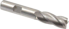 Hertel - 14.5mm, 1-3/8" LOC, 1/2" Shank Diam, 3-3/8" OAL, 4 Flute, Cobalt Square End Mill - Single End, Uncoated, 30° Helix, Centercutting, Right Hand Cut - USA Tool & Supply