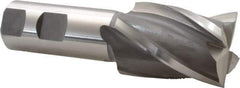 Hertel - 36mm, 2" LOC, 1" Shank Diam, 4-1/2" OAL, 4 Flute, Cobalt Square End Mill - Single End, Uncoated, 30° Helix, Centercutting, Right Hand Cut - USA Tool & Supply