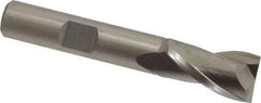 Hertel - 12mm, 13/16" LOC, 3/8" Shank Diam, 2-1/2" OAL, 2 Flute, Cobalt Square End Mill - Single End, Uncoated, Centercutting, Right Hand Cut - USA Tool & Supply