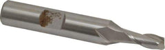 Hertel - 5.5mm, 1/2" LOC, 3/8" Shank Diam, 2-3/8" OAL, 2 Flute, Cobalt Square End Mill - Single End, Uncoated, Centercutting, Right Hand Cut - USA Tool & Supply