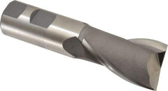 Hertel - 32mm, 2" LOC, 1" Shank Diam, 4-1/2" OAL, 2 Flute, Cobalt Square End Mill - Single End, Uncoated, Centercutting, Right Hand Cut - USA Tool & Supply