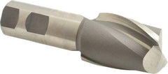 Hertel - 36mm, 2" LOC, 1" Shank Diam, 4-1/2" OAL, 2 Flute, Cobalt Square End Mill - Single End, Uncoated, Centercutting, Right Hand Cut - USA Tool & Supply