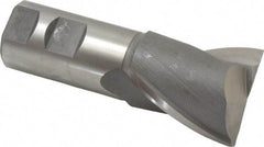 Hertel - 45mm, 2" LOC, 1-1/4" Shank Diam, 4-1/2" OAL, 2 Flute, Cobalt Square End Mill - Single End, Uncoated, Centercutting, Right Hand Cut - USA Tool & Supply