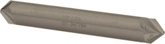 Hertel - 3/8" Diam Double End Cobalt Chamfer Mill - USA Tool & Supply