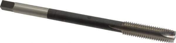 Hertel - M12x1.75 Metric Coarse 3 Flute D6 High Speed Steel Spiral Point Extension Tap - Plug Chamfer, 6" OAL, 6H Class of Fit - USA Tool & Supply
