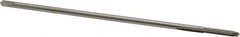 Hertel - M4x0.70 Metric Coarse 2 Flute D4 High Speed Steel Spiral Point Extension Tap - Plug Chamfer, 6" OAL, 6H Class of Fit - Exact Industrial Supply