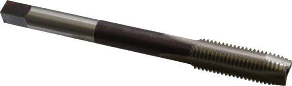Hertel - M16x2.00 Metric Coarse 3 Flute D7 High Speed Steel Spiral Point Extension Tap - Plug Chamfer, 6" OAL, 6H Class of Fit - USA Tool & Supply